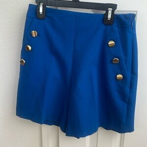 Zara Blue Trouser Shorts